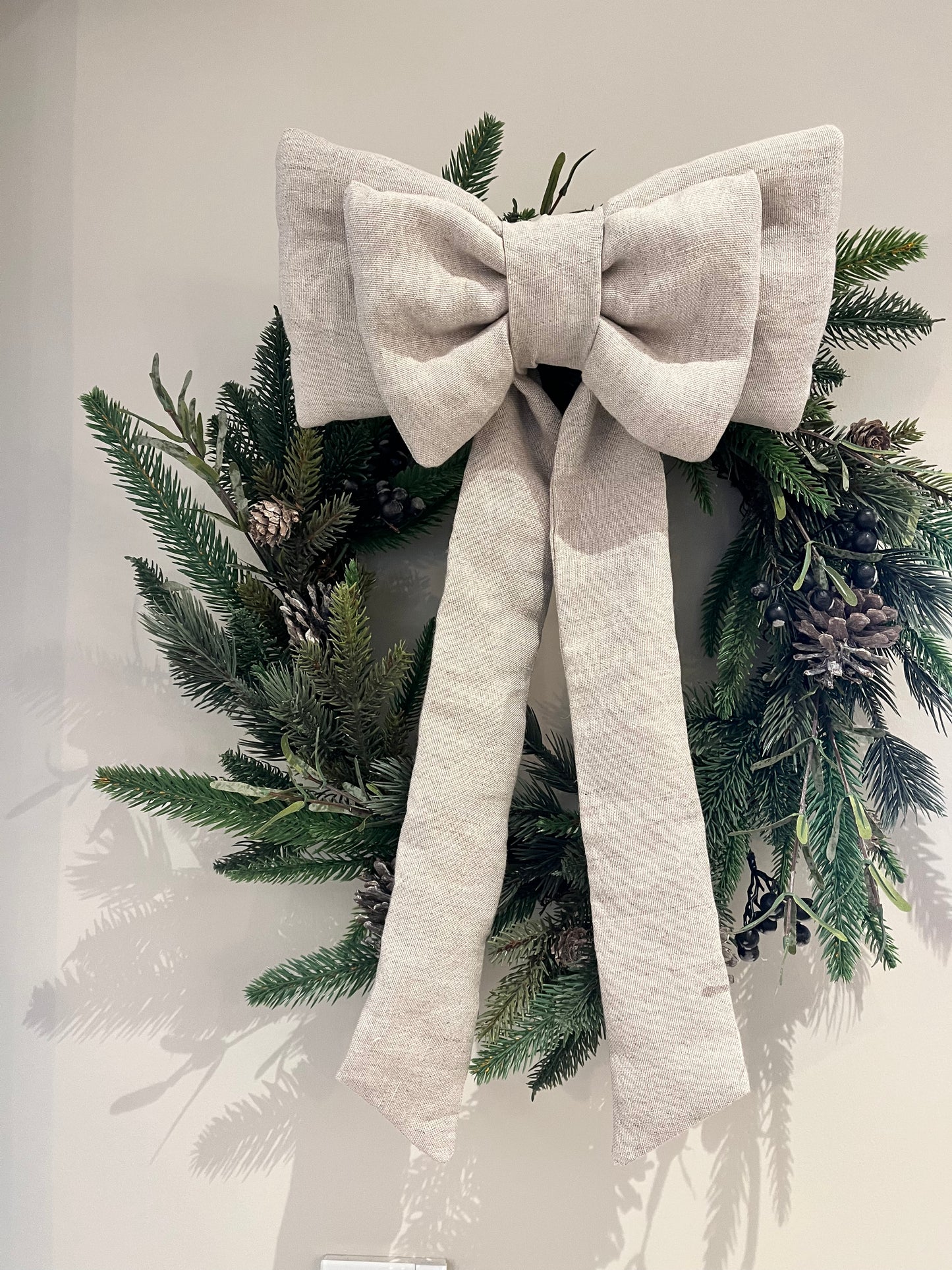 Natural Linen Bow